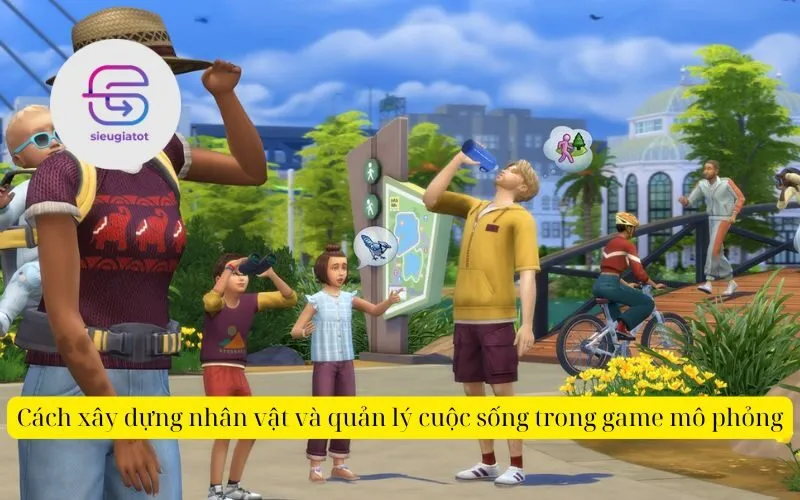 Cách xây dựng nhân vật và quản lý cuộc sống trong game mô phỏng