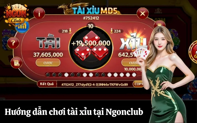 Hướng dẫn chơi tài xỉu tại Ngonclub
