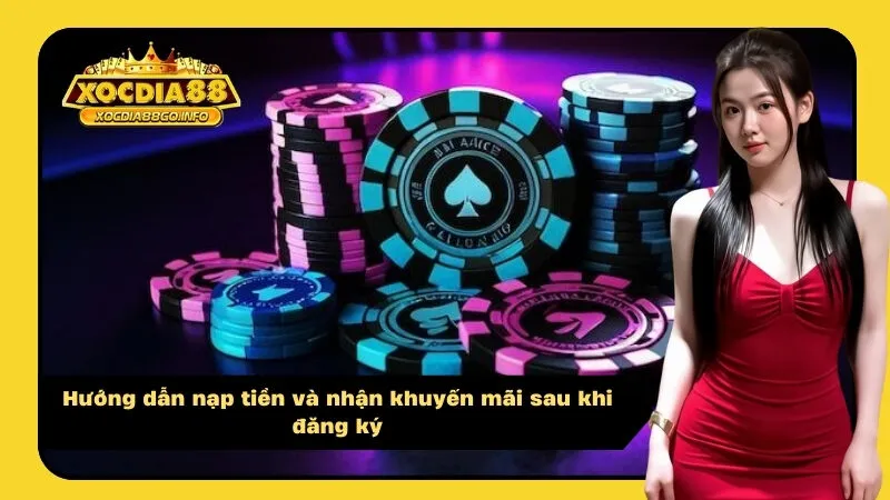 Hướng dẫn nạp tiền và nhận khuyến mãi sau khi đăng ký