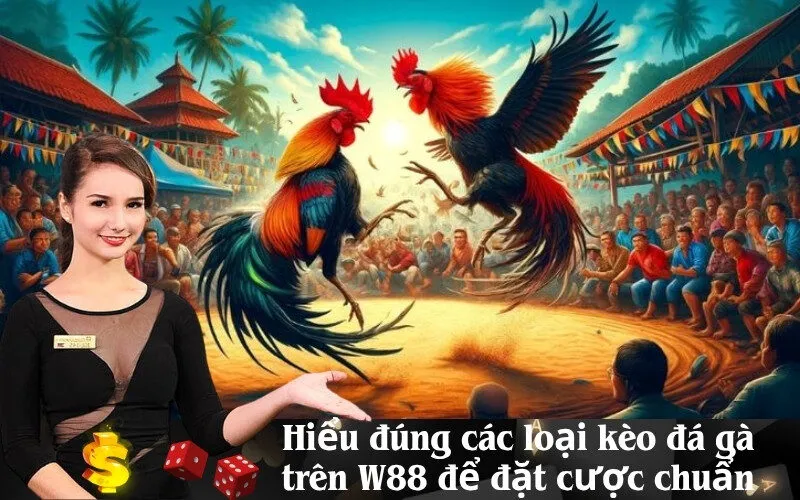 Hiểu đúng các loại kèo đá gà trên W88 để đặt cược chuẩn
