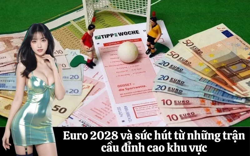 Euro 2028 và sức hút từ những trận cầu đỉnh cao khu vực