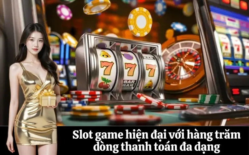 Slot game hiện đại với hàng trăm dòng thanh toán đa dạng